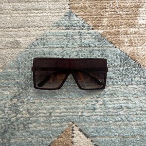 Vintage rose colored sunglasses